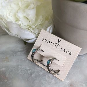 Judith Jack | Sterling Silver Hoop Earrings
